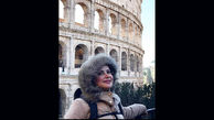 تیپ خاص کمند امیرسلیمانی در رم ایتالیا+عکس 