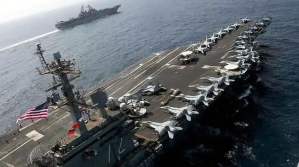  وزیر دفاع آمریکا دستور اعزام نیرو‌های بیشتر به خاورمیانه را صادر کرد / حضور غیرمعمول دو ناو هواپیمابر در منطقه 