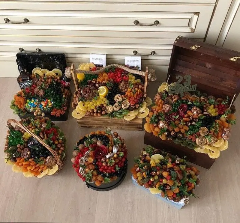 تزیین آجیل، میوه خشک و خشکبار عروس برای نوروز 1405