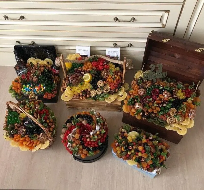 تزیین آجیل، میوه خشک و خشکبار عروس برای نوروز 1405