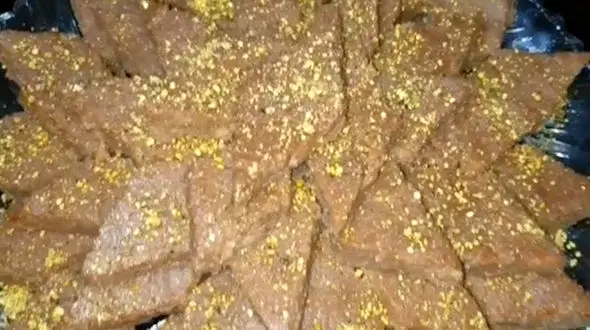 طرز تهیه حلوای گردو + فیلم 