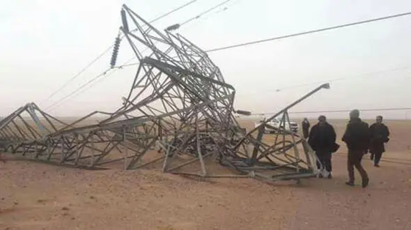  طوفان برق صادراتی ایران به هرات را قطع کرد