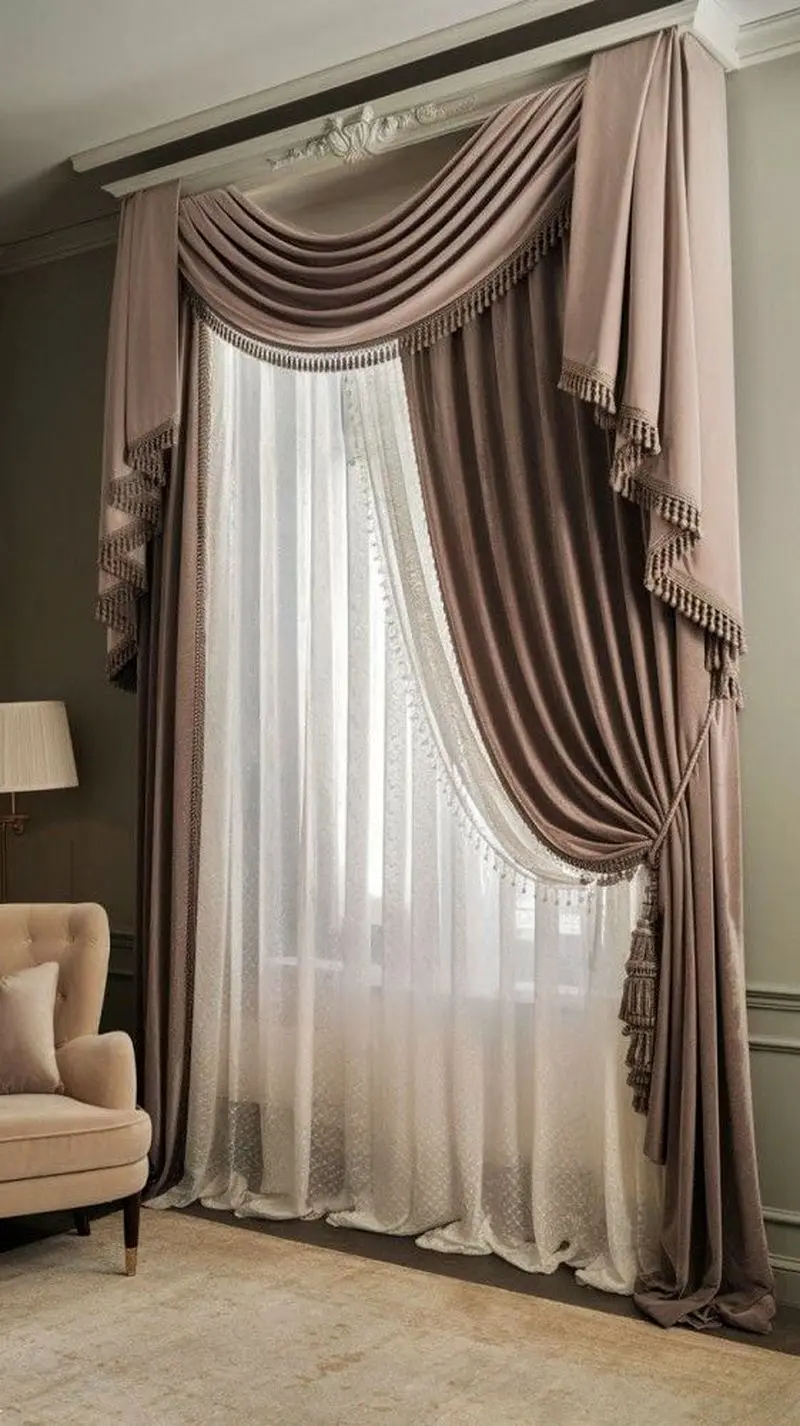 مدل پرده سلطنتی نوروز ۱۴۰۵ | جدیدترین و لوکس ترین مدل پرده سلطنتی از پذیرایی تا اتاق خواب برای نوروز ۱۴۰۵ که عروس های شیک پسند ازش کلی ایده میگیرن!