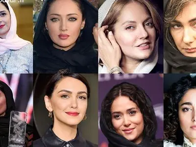 عکس ها  و اسامی / 10 خانم بازیگر جذاب و زیبای ایرانی 