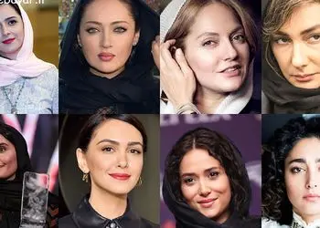 عکس ها  و اسامی / 10 خانم بازیگر جذاب و زیبای ایرانی 
