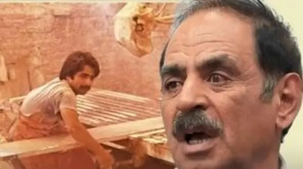 فیلم/ زندگی سخت قدرت‌الله ایزدی، آقا رشید معروف از زبان خودش؛ سنگ بری کار میکردم، پول مدرسه هم نداشتیم....