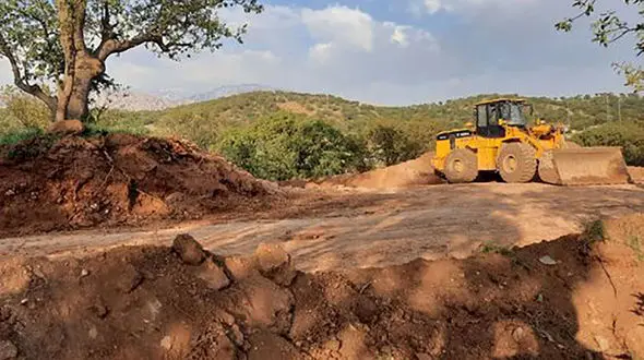 یک هکتار از اراضی ملی یاسوج رفع تصرف شد