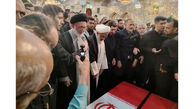  پیکر شهیدان سرلشکر سلامی وسردار شانه‌ئی در شهر ری به خاک سپرده شد