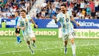 آرژانتین با 5 گل لئو مسی استونی را در هم کوبید