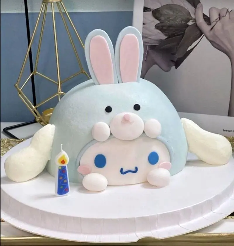 کیک تولد کرومی ساده