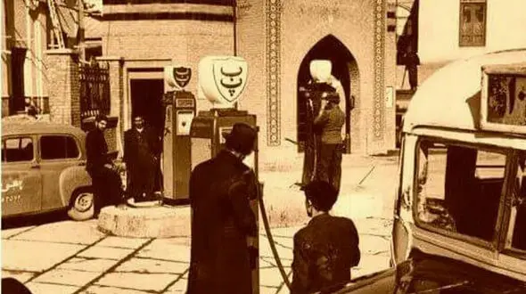 اولین عکس از نخستین پمپ بنرین در ایران / تعجب می کنید !