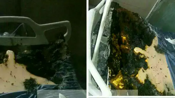 آتش‌سوزی در بخش ایزوله بیمارستان ولیعصر(عج) خرمشهر+ عکس 