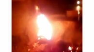 آتش‌سوزی ضایعات دلیل حریق لوله گاز خرم آباد