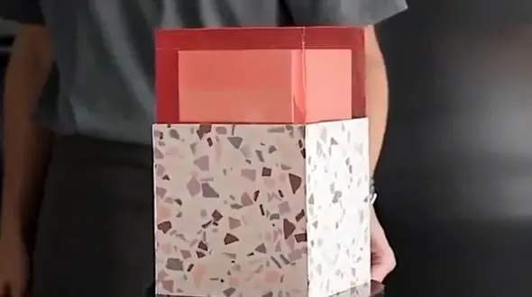 کیک به شکل جعبه کادو + فیلم