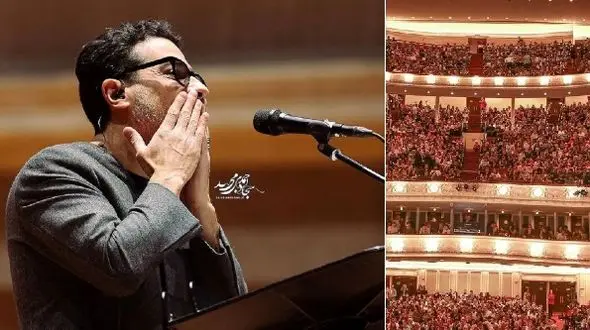 آواز باشکوه همایون شجریان / عاشق شدم من در زندگانی خوند و کل سالن مرد و زن عاشقش شدند!