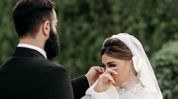 شیدا خلیق دست به اعتراف شد/ سه بار جدا شدیم + عکس مراسم عروسی شان