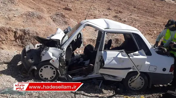 تصادف مرگبار پراید با ماشین امداد خودرو در ایلام / 4 نفر دردم جان باختند + عکس