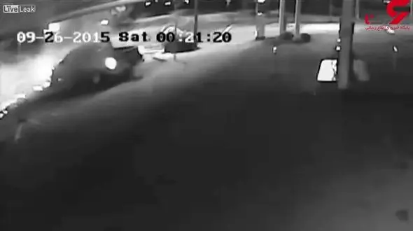 بلایی که راننده مست  بر سر عابر پیاده آورد+ فیلم