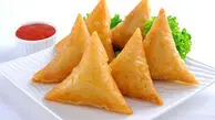 آموزش سمبوسه پیتزایی خوشمزه در خانه + فیلم 