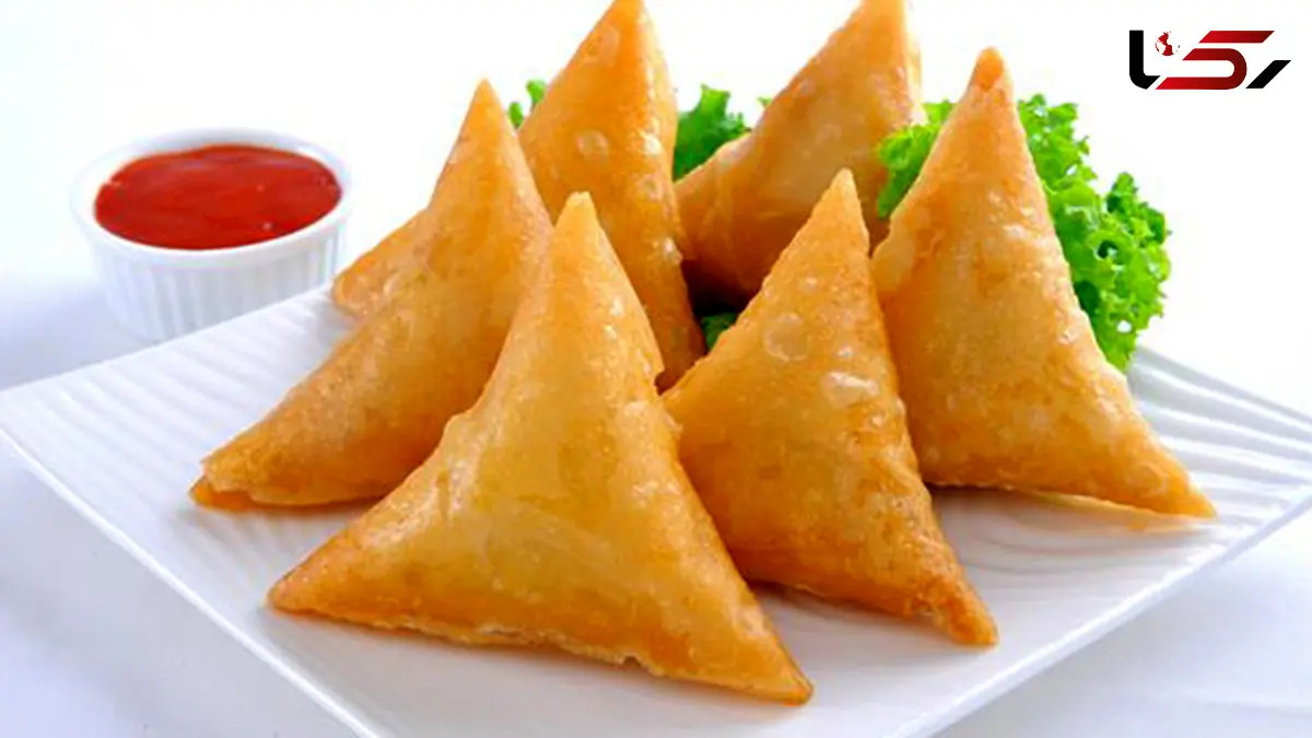 آموزش سمبوسه پیتزایی خوشمزه در خانه + فیلم 