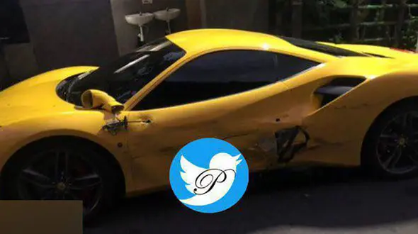 تصادف با 3 خودروی فوق لاکچری راننده جوان را بدبخت کرد+ عکس