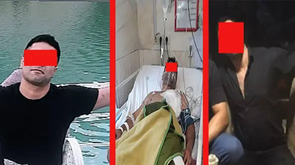 این شرور با گلوله خودش عزرائیل را دید ! / کمانه کردن تیر در میهمانی سفره خانه + عکس بیمارستان