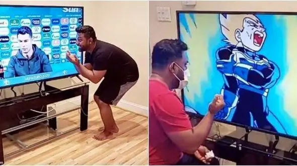 شوخی با صفحه تلویزیون این مرد را مشهور کرد! 