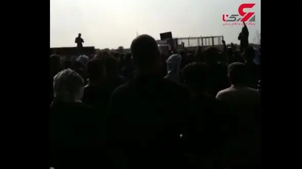 تیراندازی در مراسم تشییع جنازه در آبادان + فیلم