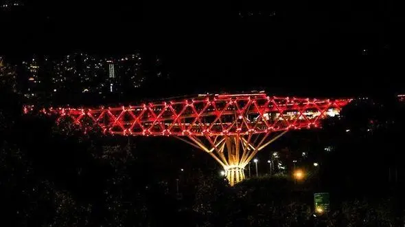 روبان قرمزی که شهر تهران را پوشاند + عکس