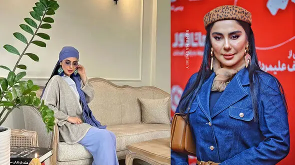 نگاهی به چیدمان منزل شیدا یوسفی در ضیافت شام ایرانی به سبک مینیمال لوکس/آشپزخانه‌ی مدرن با متریال لوکس، مبلمان مینیمال با فرم‌های نرم، لوستر مدرن، کاکتوس و کاج مطبق