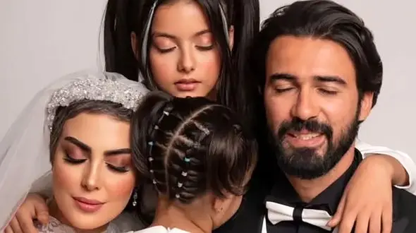 فیلم / جشن تولد دوباره خانواده خانم بازیگر / اقدام زیبا و تحسین‌برانگیز نیلوفر شهیدی و همسرش در  سالگرد ازدواجشان  / دختر زیبای دیگری را به سرپرستی گرفتند