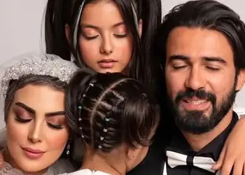 فیلم / جشن تولد دوباره خانواده خانم بازیگر / اقدام زیبا و تحسین‌برانگیز نیلوفر شهیدی و همسرش در  سالگرد ازدواجشان  / دختر زیبای دیگری را به سرپرستی گرفتند