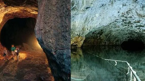 تونل شگفت انگیزی که از مواد مذاب ساخته شده است +تصاویر

