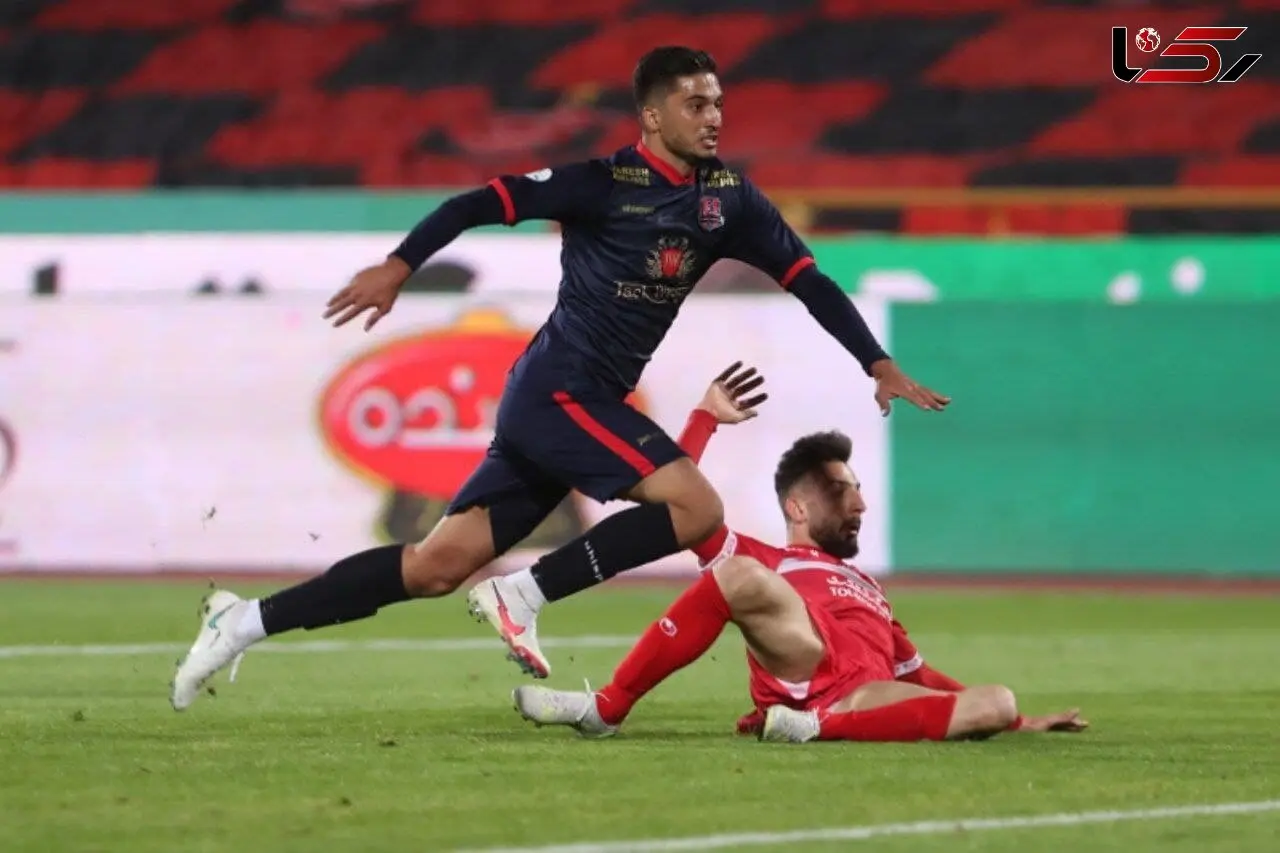 گل اول نساجی مقابل پرسپولیس + فیلم