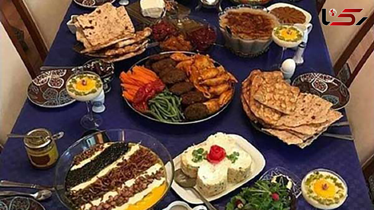 لاکچری ترین مدل های سفره افطار + راهنمایی خوراکی های افطار