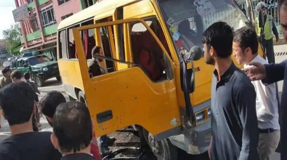 انفجار هولناک اتوبوس دانشجویان دانشگاه ربانی+عکس