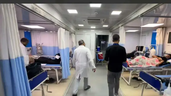 مسمومیت ۱۸ زائر اربعین بر اثر نشت گاز کلر / یک احیای موفق در بیمارستان ایرانی