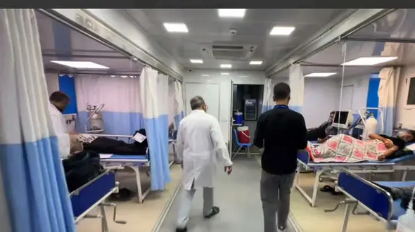 مسمومیت ۱۸ زائر اربعین بر اثر نشت گاز کلر / یک احیای موفق در بیمارستان ایرانی