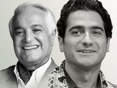فیلم استقبال باشکوه از همایون شجریان و انوشیروان روحانی در سلیمانیه عراق !