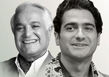 فیلم استقبال باشکوه از همایون شجریان و انوشیروان روحانی در سلیمانیه عراق !