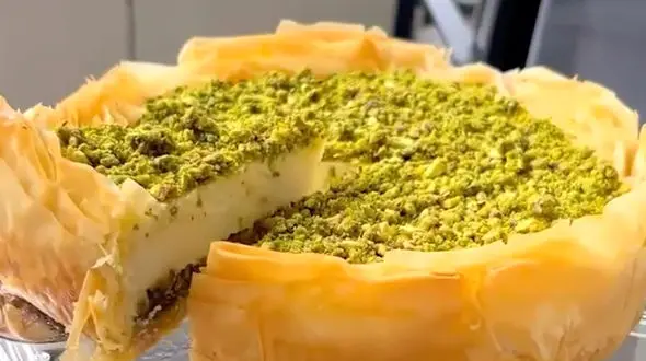 چیز کیک باقلوا آموزش امروز آشپزی / فیلم