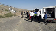 8 زخمی در واژگونی پژو پارس در تربت حیدریه 