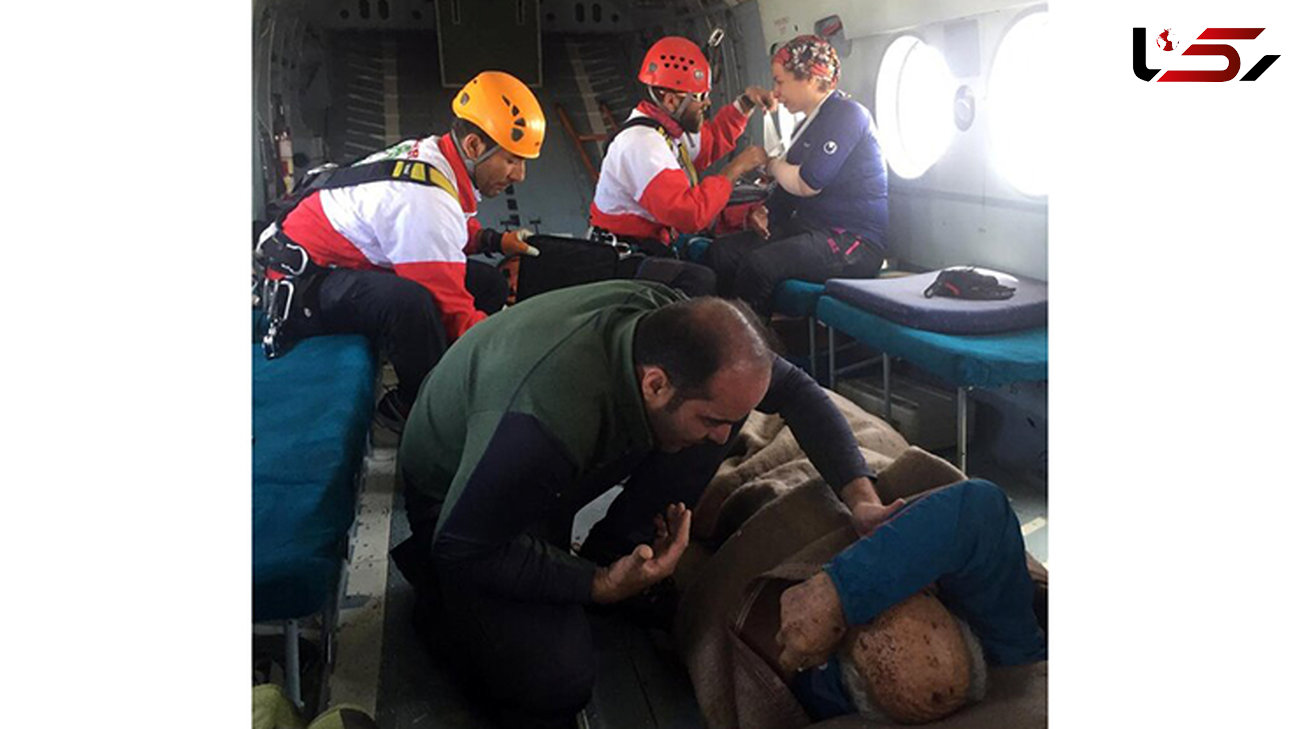 ۷ کوهنورد در کوه های چاه برف کرمان از مرگ برگشتند+ عکس
