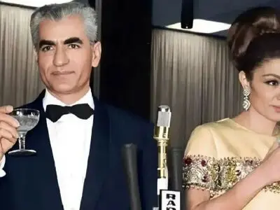 عکس سفر در زمان / «محمدرضا پهلوی و دخترش شهناز در هواپیمای شخصی اش» در فرانسه؛ سال 1337