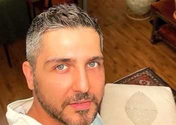 نگاهی به کیک تولد 39 سالگی محمدرضا غفاری بازیگر چشم سبز و جذاب در خلوت و تنهایی +عکس /مبارکاا باشه