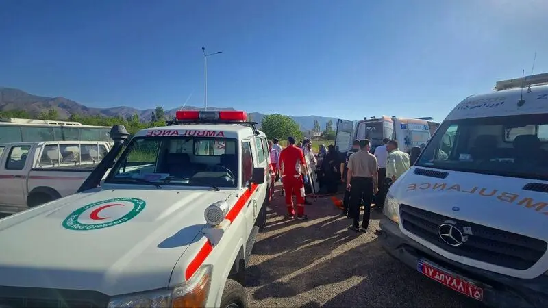 واژگونی اتوبوس