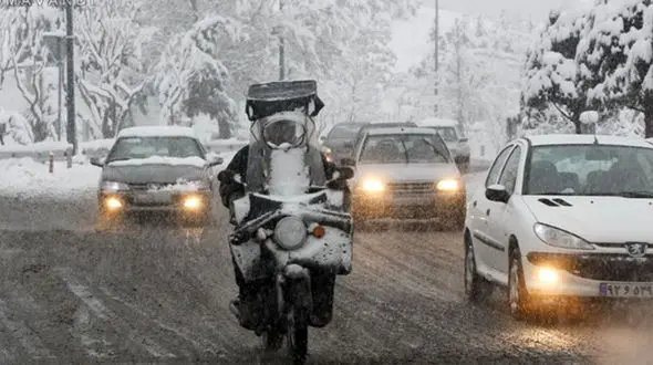 وقوع برف و کولاک در ۱۷ استان کشور