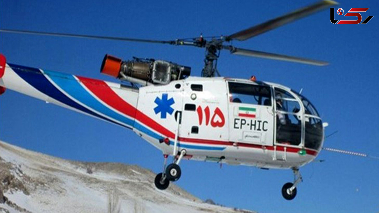 پرواز هلیکوپتر اورژانس مسجد سلیمان برای نجات مرد 70 ساله + جزییات