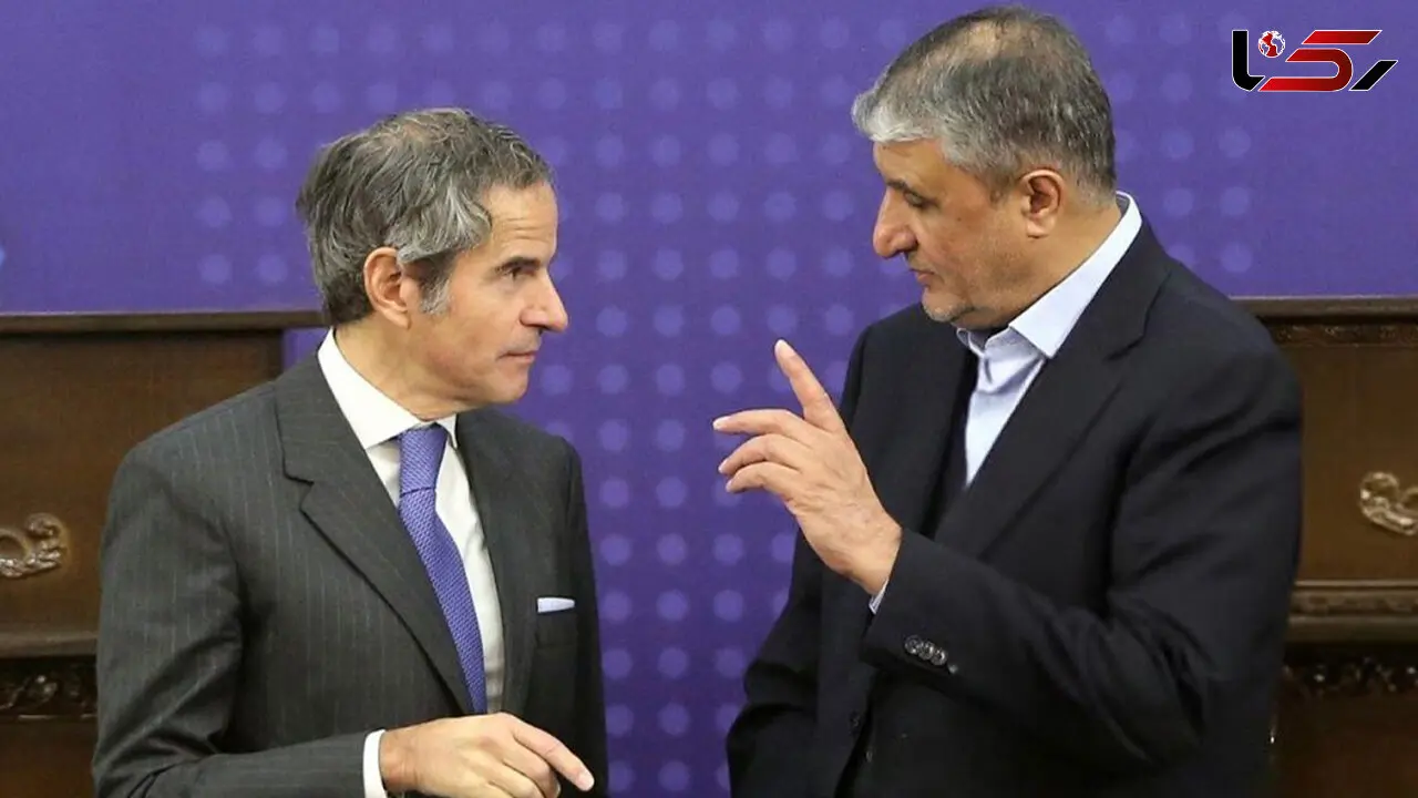 نامه رئیس سازمان انرژی اتمی ایران به گروسی 