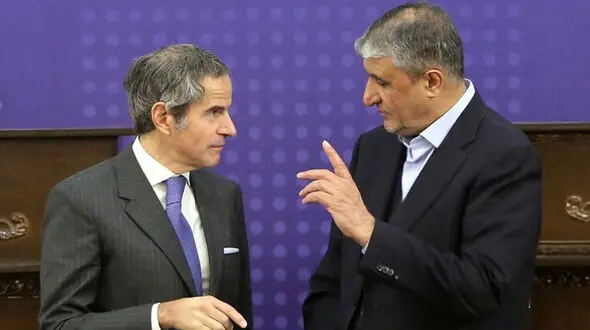 نامه رئیس سازمان انرژی اتمی ایران به گروسی 